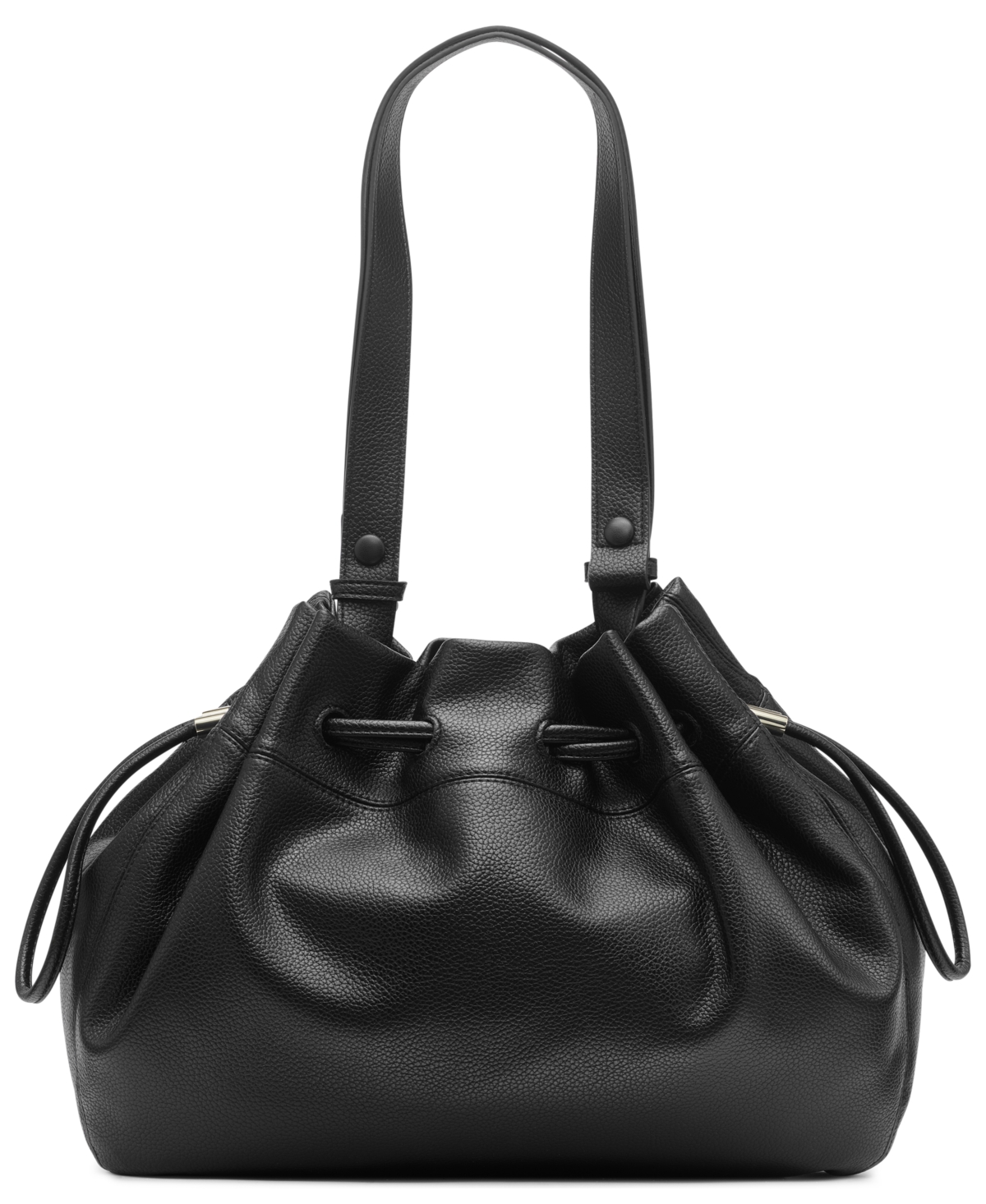 Shop Halston Lilly Large Shoulder Bag In Black
