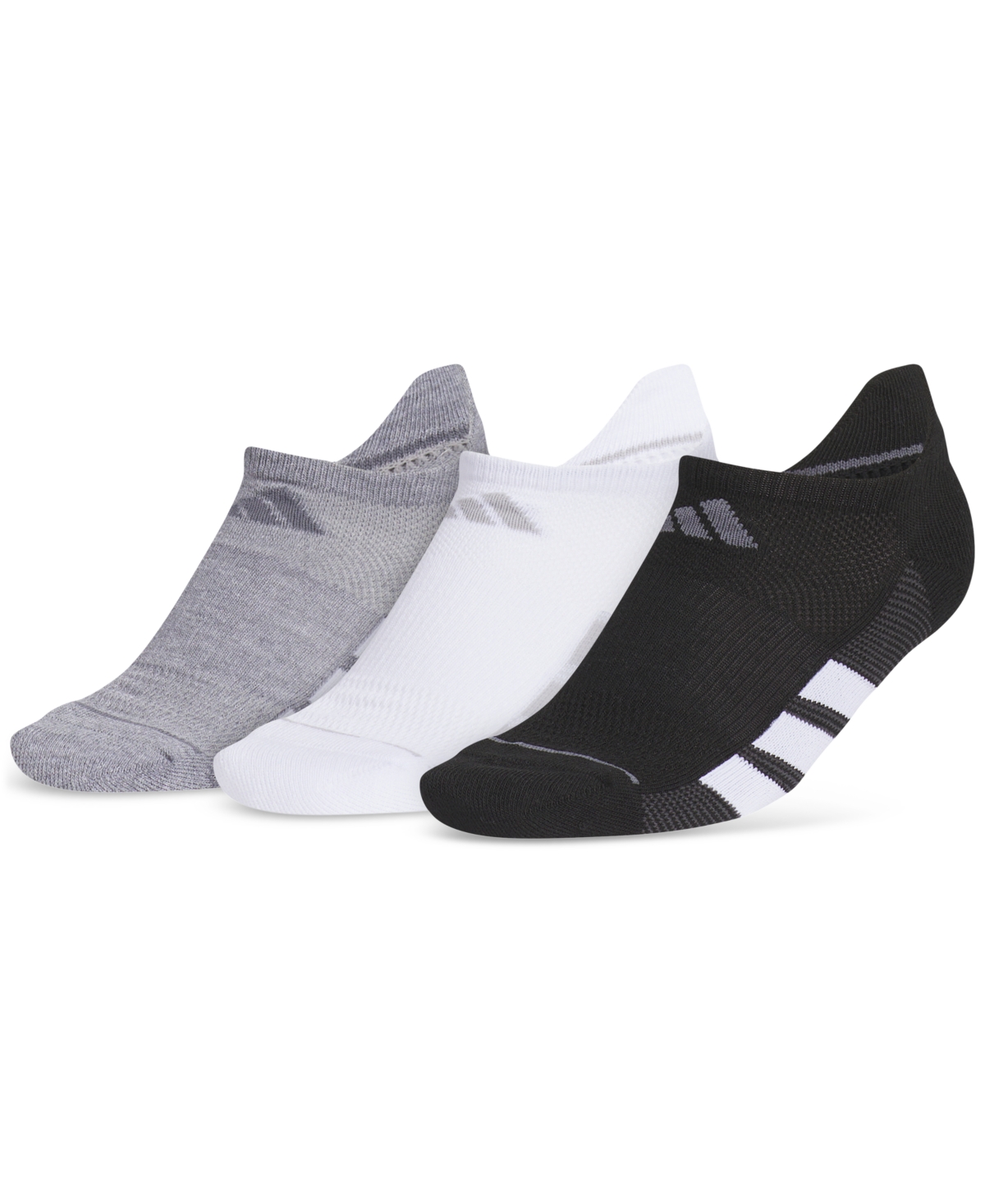ADIDAS ORIGINALS WOMEN'S 3-PK. ALL DAY TRAINING NO SHOW SOCKS 