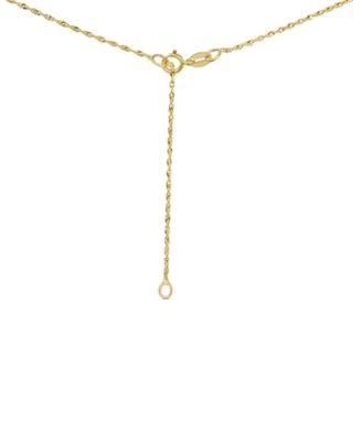 Amethyst Pear Solitaire 18" Pendant Necklace (2-1/2 ct. t.w.) in 14k White Gold, 16" + 2" extender (Also in Blue Topaz, Citrine, & Garnet)
