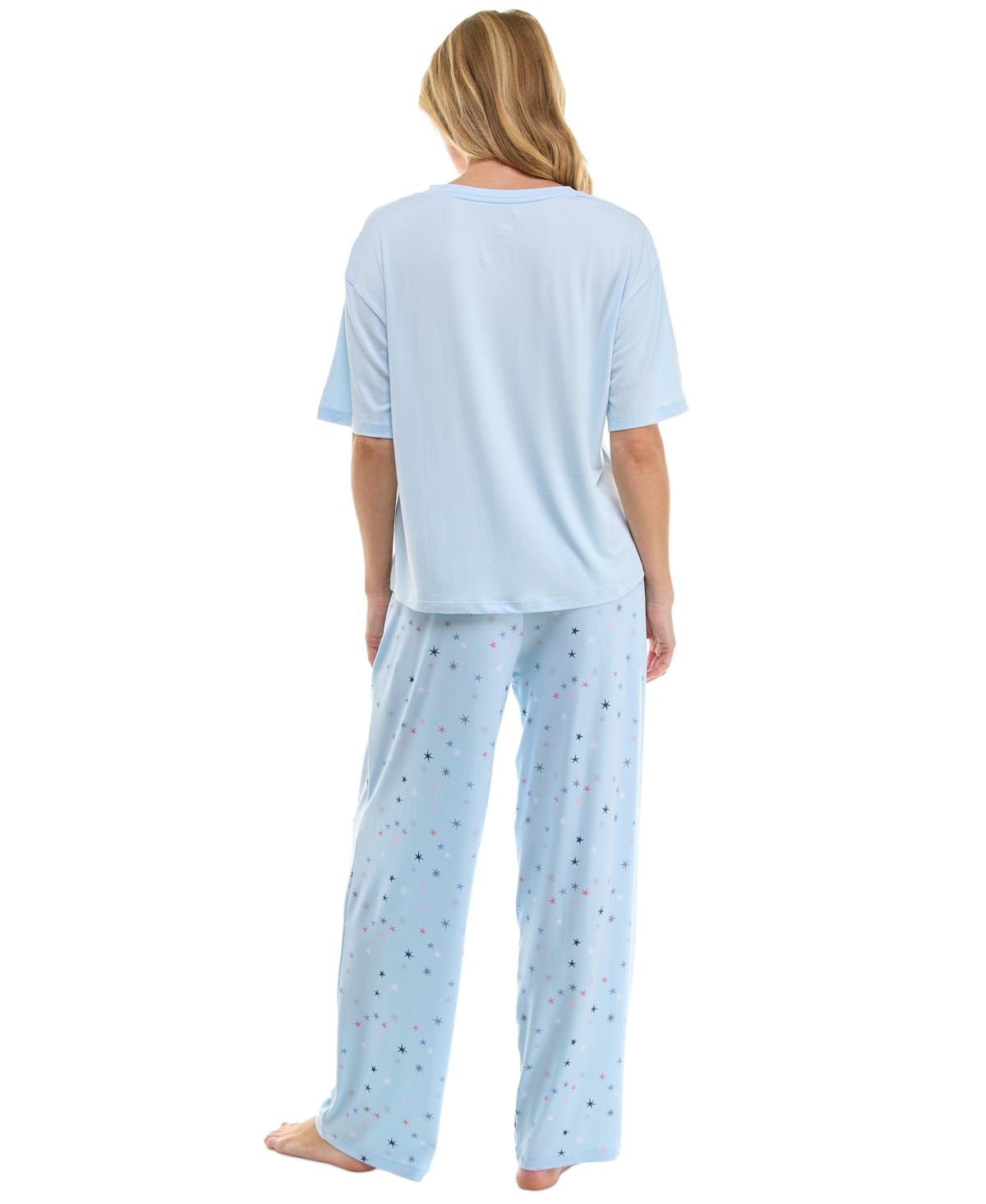 Roudelain Women's Drop-shoulder Crewneck Sleep Tee In Nantucket Breeze