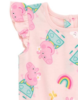 Toddler Girls French Terry Sleeveless Romper