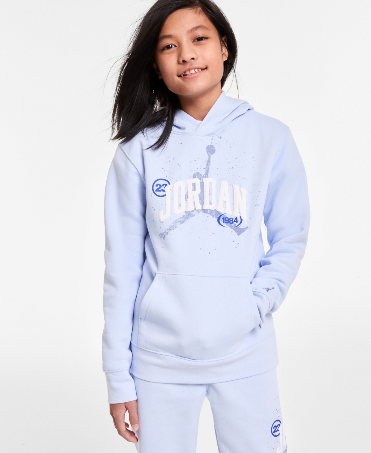 JORDAN BIG BOYS 1984 JUMPMAN PULLOVER HOODIE 