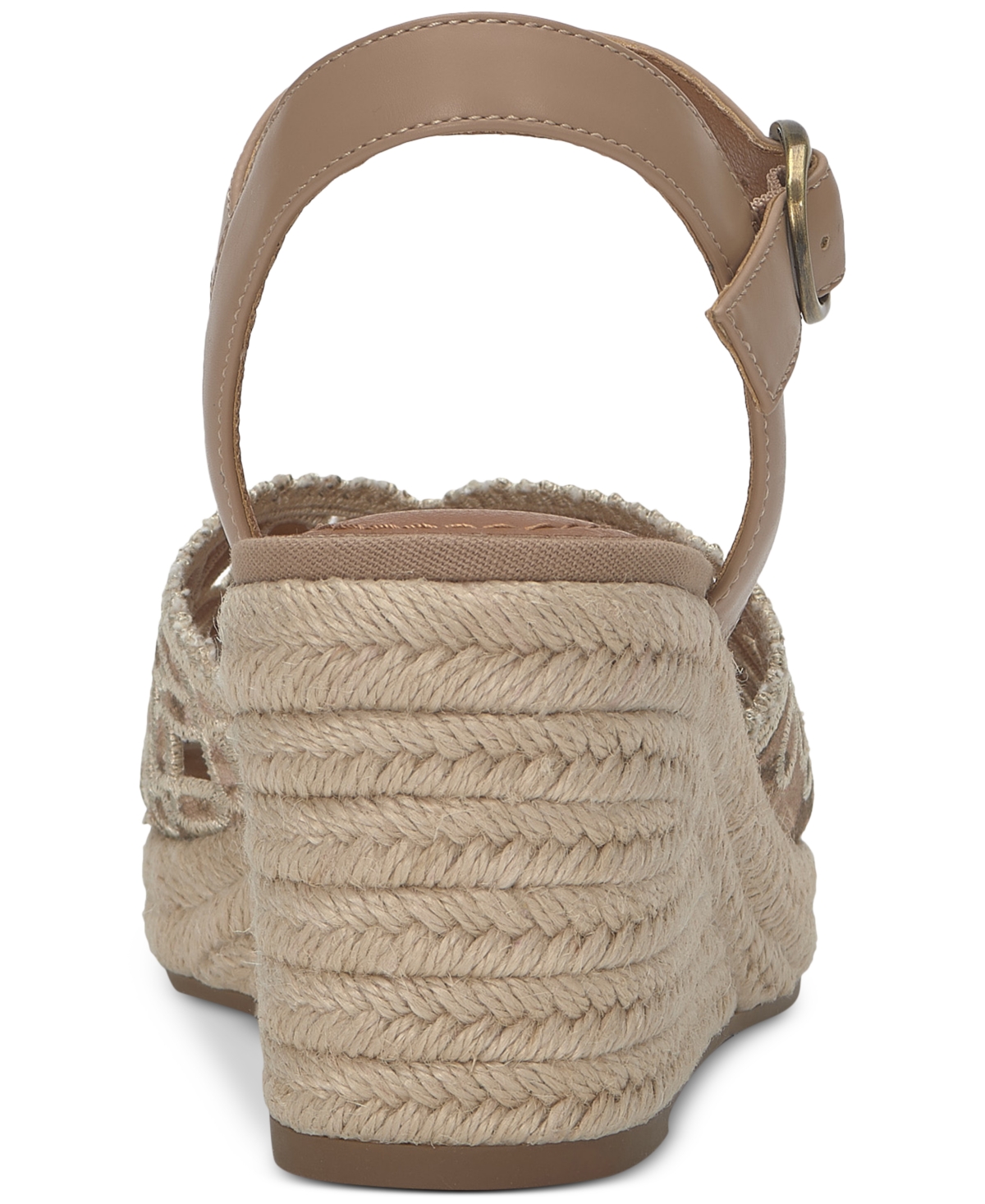 Shop Lucky Brand Women's Coyna Floral Lace Platform Espadrille Wedge Sandals In Rhodonite Boho Floral