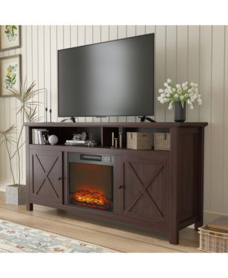 TV Stand Fits TVs up to 60 inches with Electric Fireplace