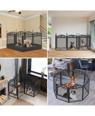 Pet Indoor Playpen Crate with Waterproof Heavy Duty Puppy Outdoor Exercise Play Pen