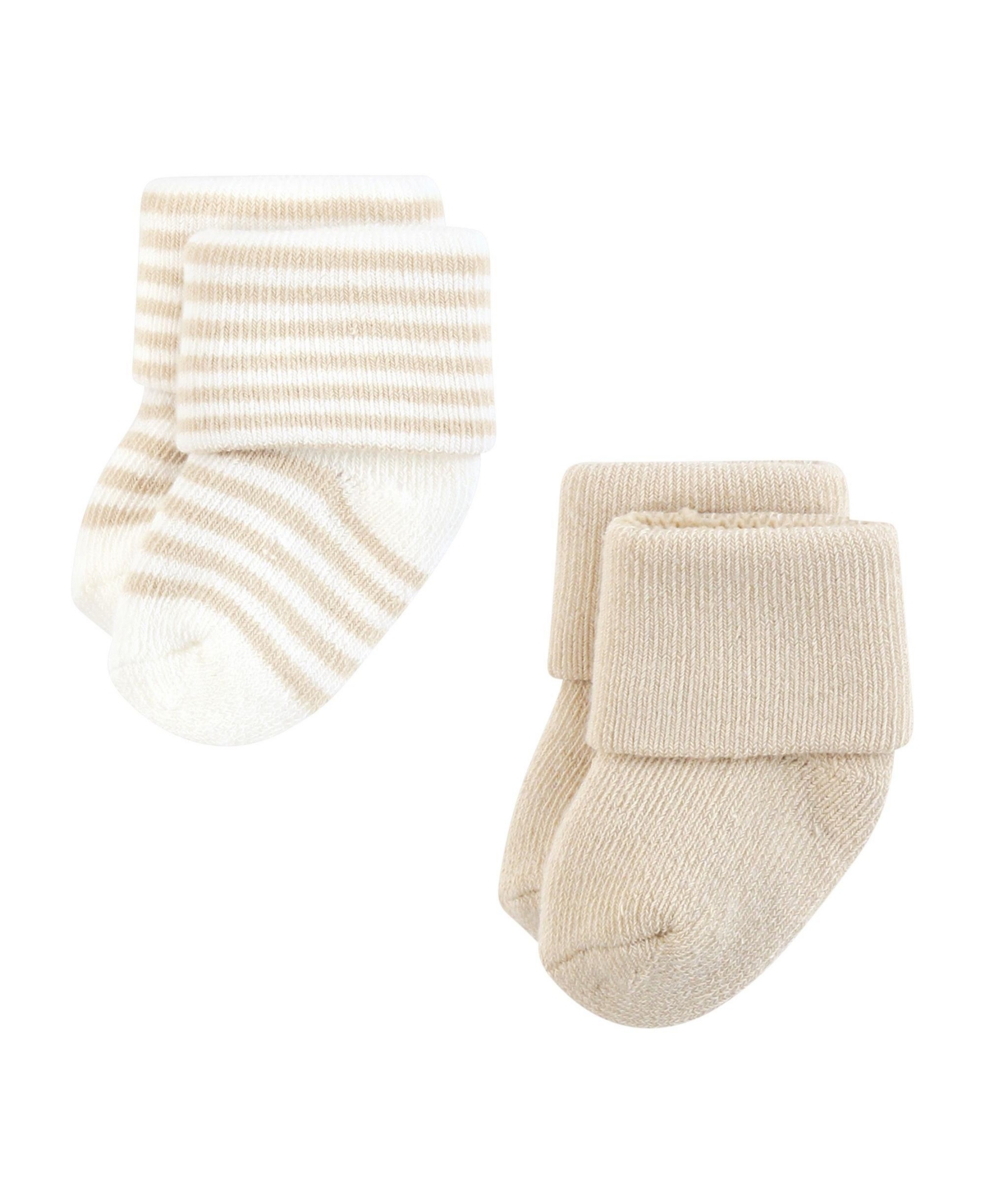 Touched by Nature Baby Boys Organic Cotton Socks, Brown Bear