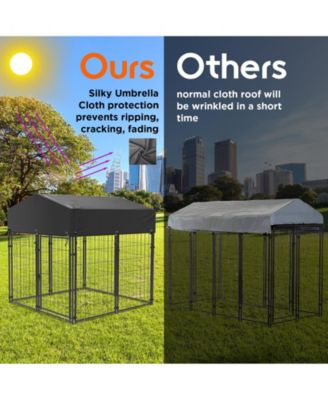 Heavy Duty Outdoor Dog Kennels Crate Dog Cages Waterproof Sun Shadow Cover