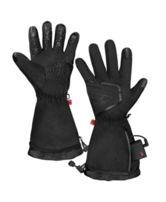 AA Battery Heated Fleece Gloves 2.0 - Women's - Black - S/M