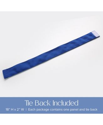 Outdoor Cabana Solid UV Protected Privacy Tab Top Curtain Panel