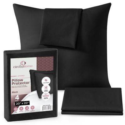 100% Cotton Zippered Pillow Protector 4 Pack