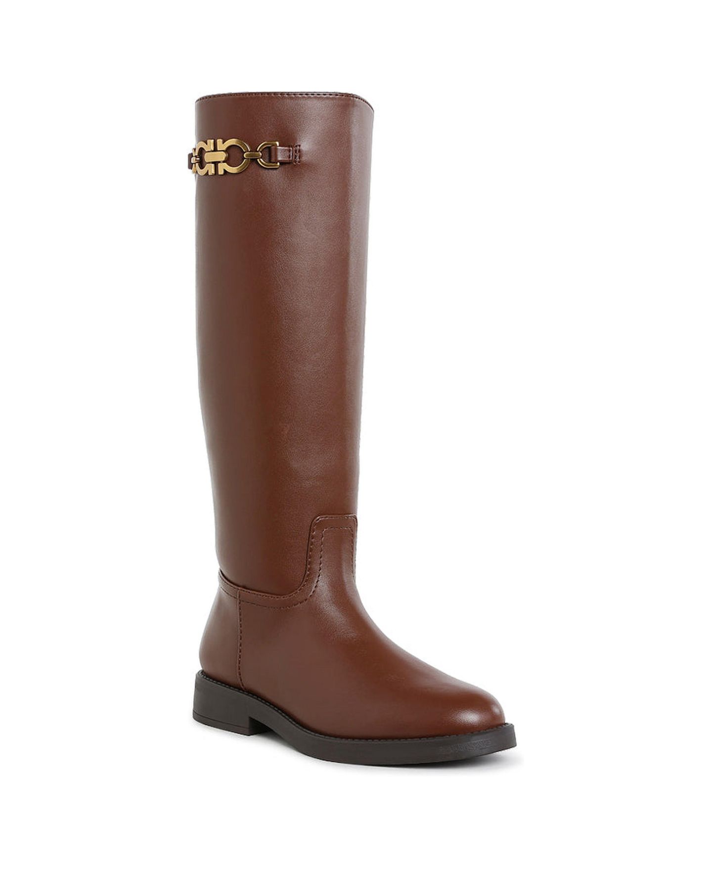 Женские ботинки London Rag Kiang Metal Chain Link Detail Calf, цвет: Бежевый / Хаки — фото 2