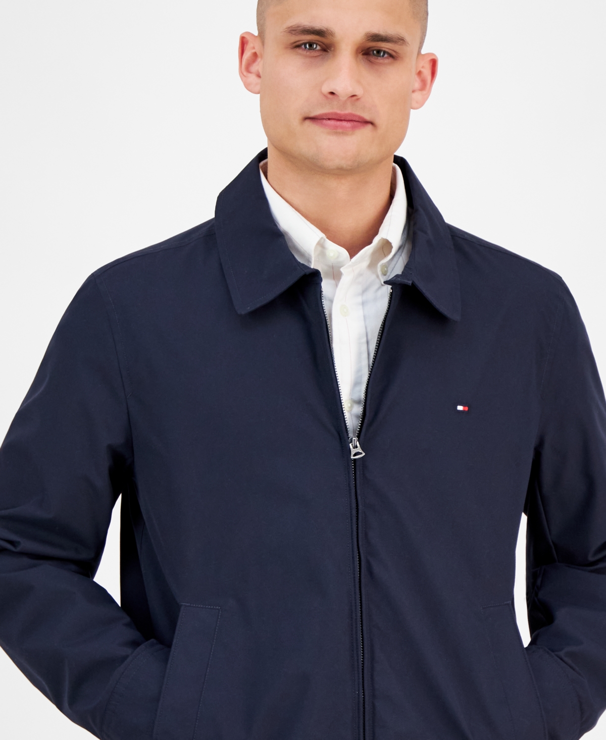 TOMMY HILFIGER MEN'S IVY WATER-RESISTANT FULL-ZIP JACKET 