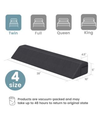GOUUN Bed Wedge Pillow with Storage Bag-Twin Size