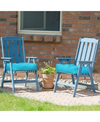 21 Inch x 21 Inch Patio Chair Seat Cushion Pads for Indoor and Outdoor