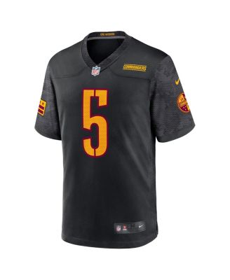 Men's Jayden Daniels Black Washington Commanders Alternate Game Player Jersey