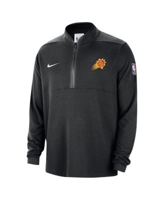 Men's Black Phoenix Suns 2024/25 Courtside Performance Half-Zip Top
