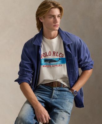 Polo Ralph Lauren - Men's Classic-Fit Jersey Graphic T-Shirt
