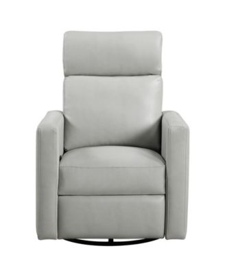 30" White Label Avenue Swivel Glider Reclining Chair