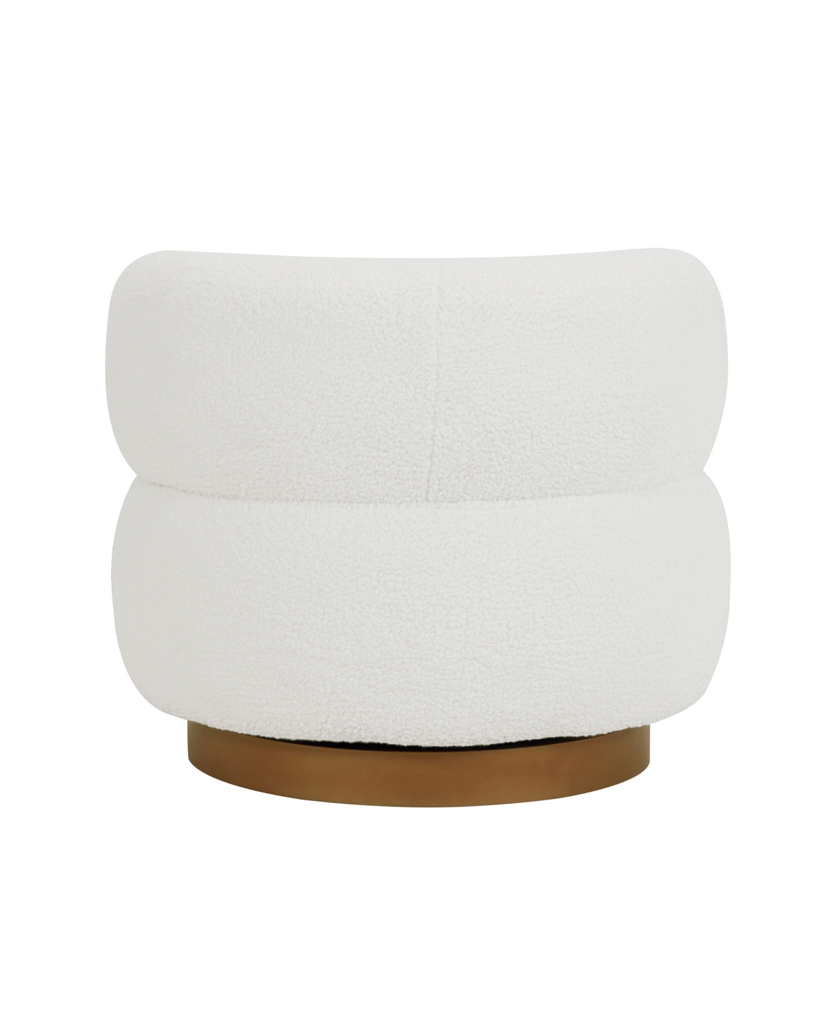 Homelegance 35" White Label Lyman Swivel Chair In White