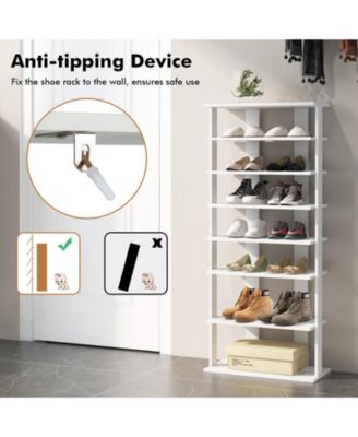 7 Tiers Vertical Shoe Rack for Front Door