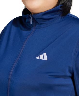 Plus Size Essentials Tricot Three Stripes Track Jacket