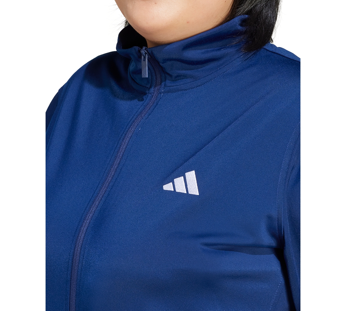 Adidas Originals Plus Size Essentials Tricot Three Stripes Track Jacket