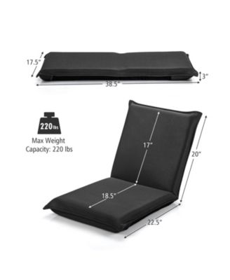 Adjustable 6 positions Folding Lazy Man Sofa Chair Floor Chair