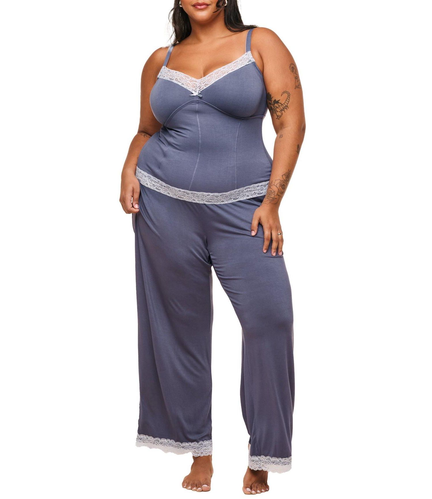 Plus Size Suzanna Pajama Cami And Pants Set