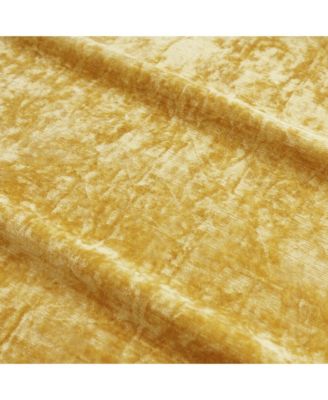 Texture Velvet Back Tab Room Darkening Curtain Panel