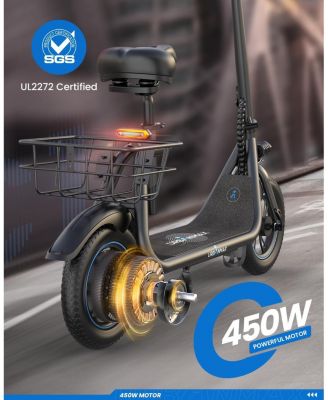 C1 Plus Electric Scooter with Seat