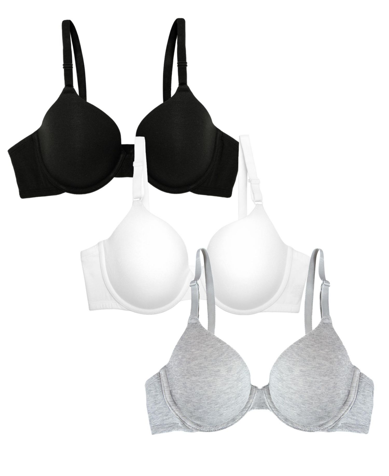 Women's 3-Pack T-Shirt Bra