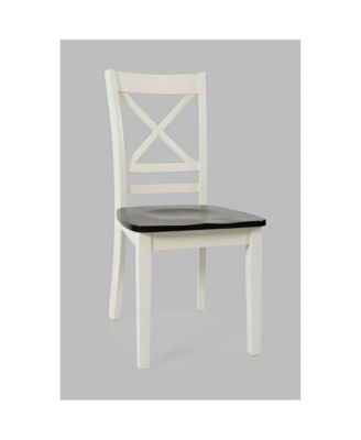 Asbury Park Solid Acacia Farmhouse X-Back Chair (Set of 2)