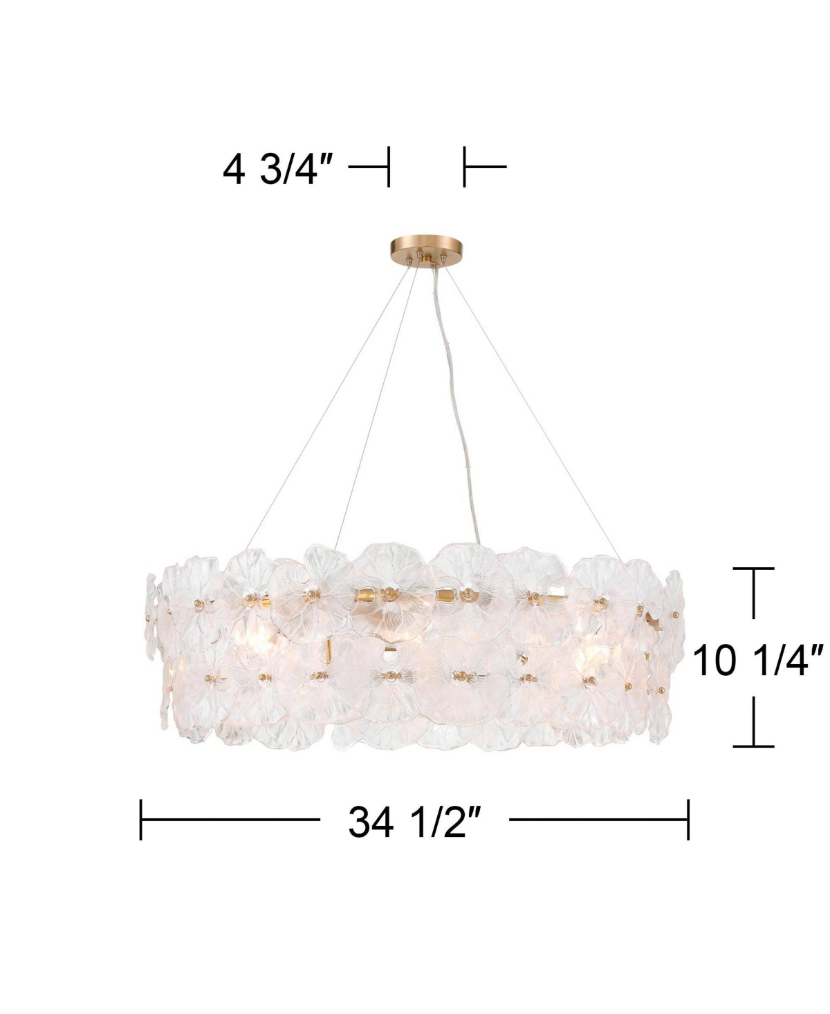 Possini Euro Design Filoli 34 1/2