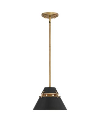 Curry 10" Modern Pendant Ceiling Light Fixture Dining Room Over Table Kitchen Island Hanging Black Gold Mini