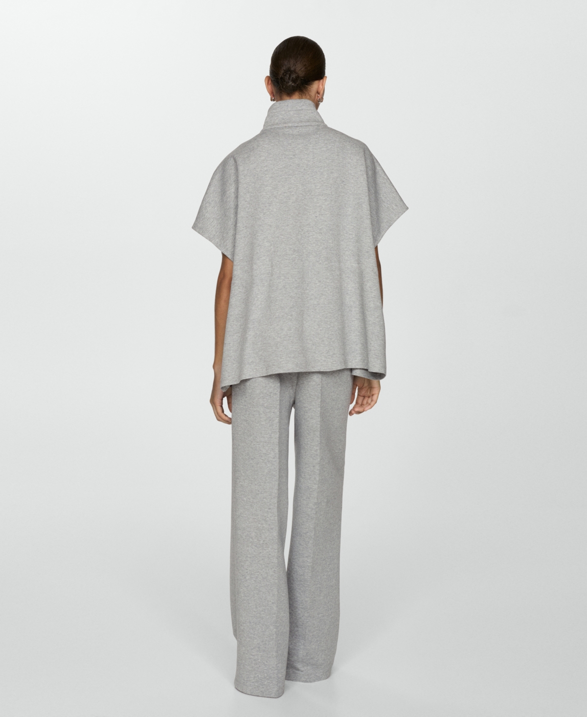 Mango Women's High-Rise Wide Leg Trousers
