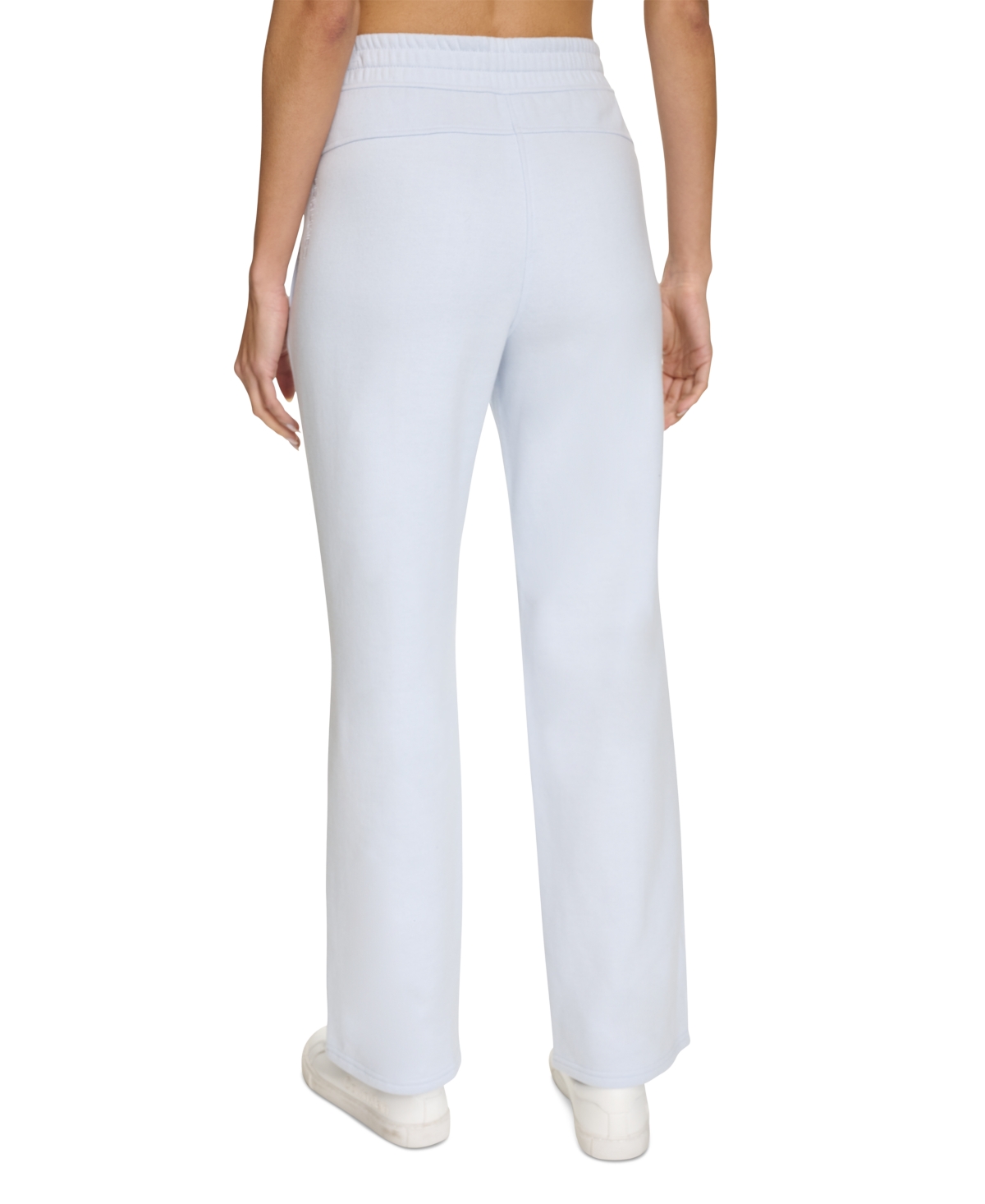 Calvin Klein Women's Fleece High-waist Angled-pocket Sweatpants In Spray