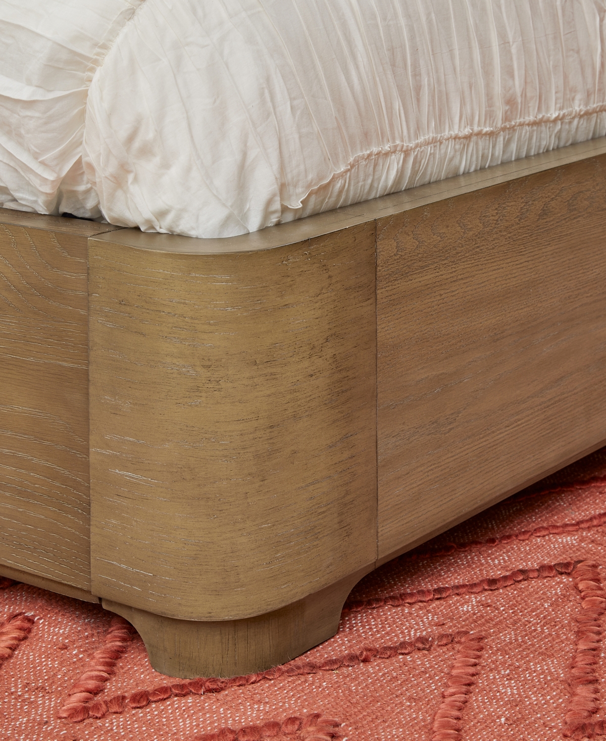Macy's Nordic Queen Panel Bed In Brown