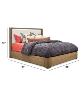 Nordic King Upholstered Storage Bed