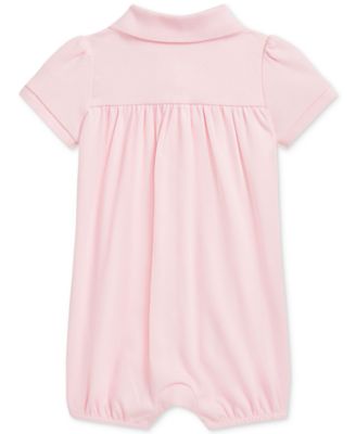 Baby Cotton Polo Bubble Romper