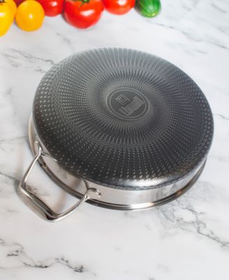 DiamondClad 5-Qt. Hybrid Nonstick Stainless Steel Saut&eacute; Pan and Lid