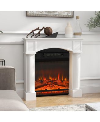 Modern Fireplace Mantel, Fireplace Surround for Fireplaces,