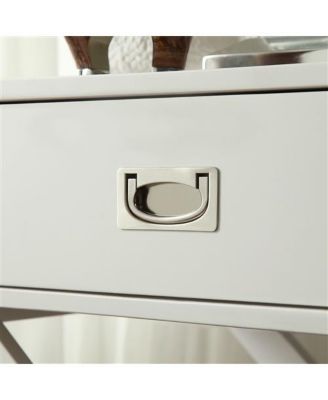 Modern Bedroom Decor 1-Drawer Bedside Table Nightstand End Table