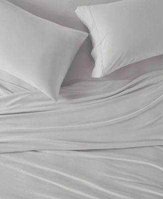 Jersey-Knit Cotton Blend 3-Pc. Sheet Set, Twin