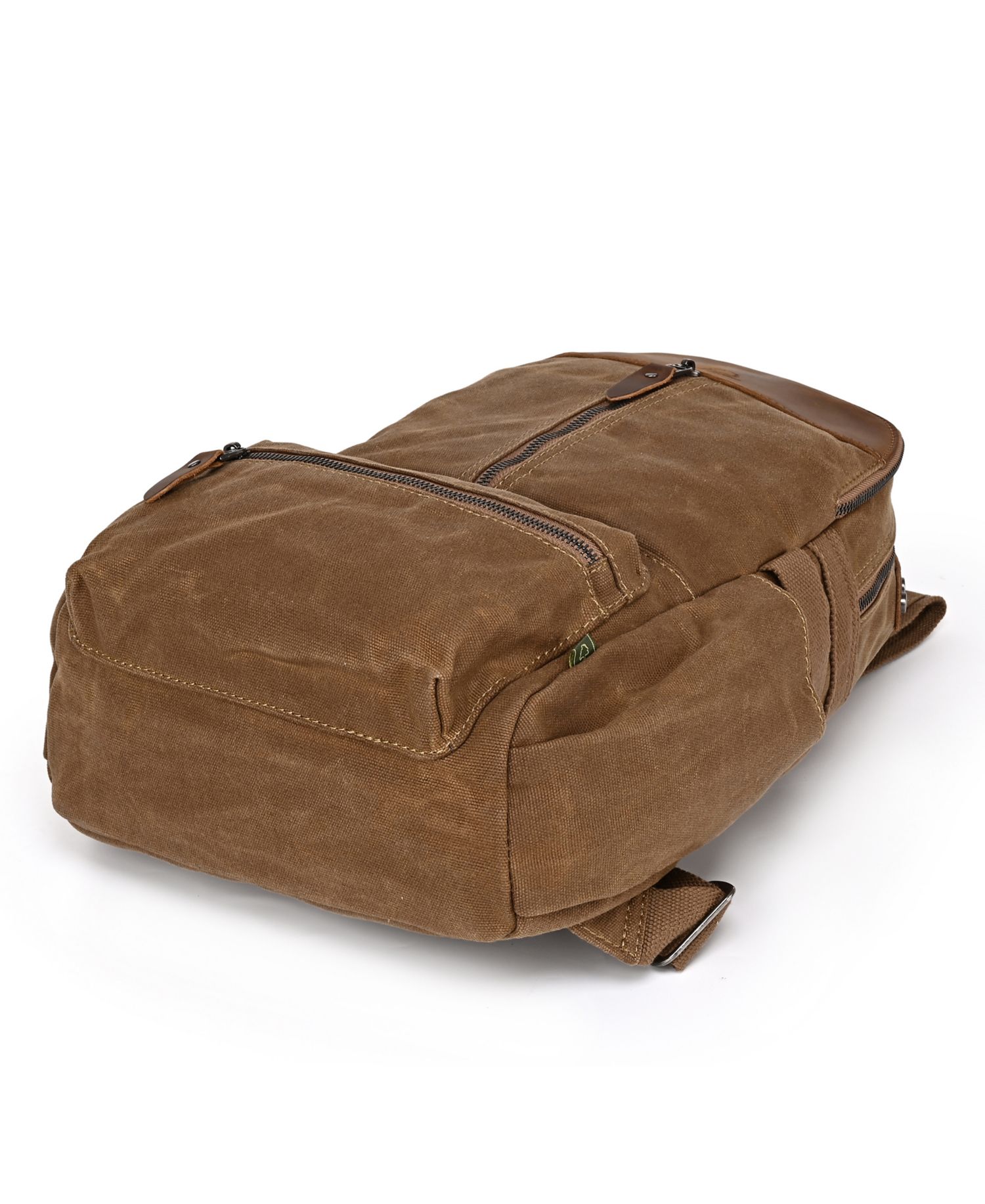 Mountain Leaf Utility Bee-Wax Canvas Backpack