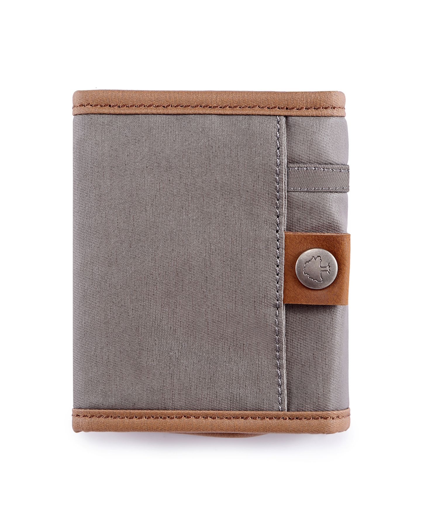 Женский кошелёк TSD BRAND Urban Light Coated Canvas Wallet, цвет: Серый — фото 9