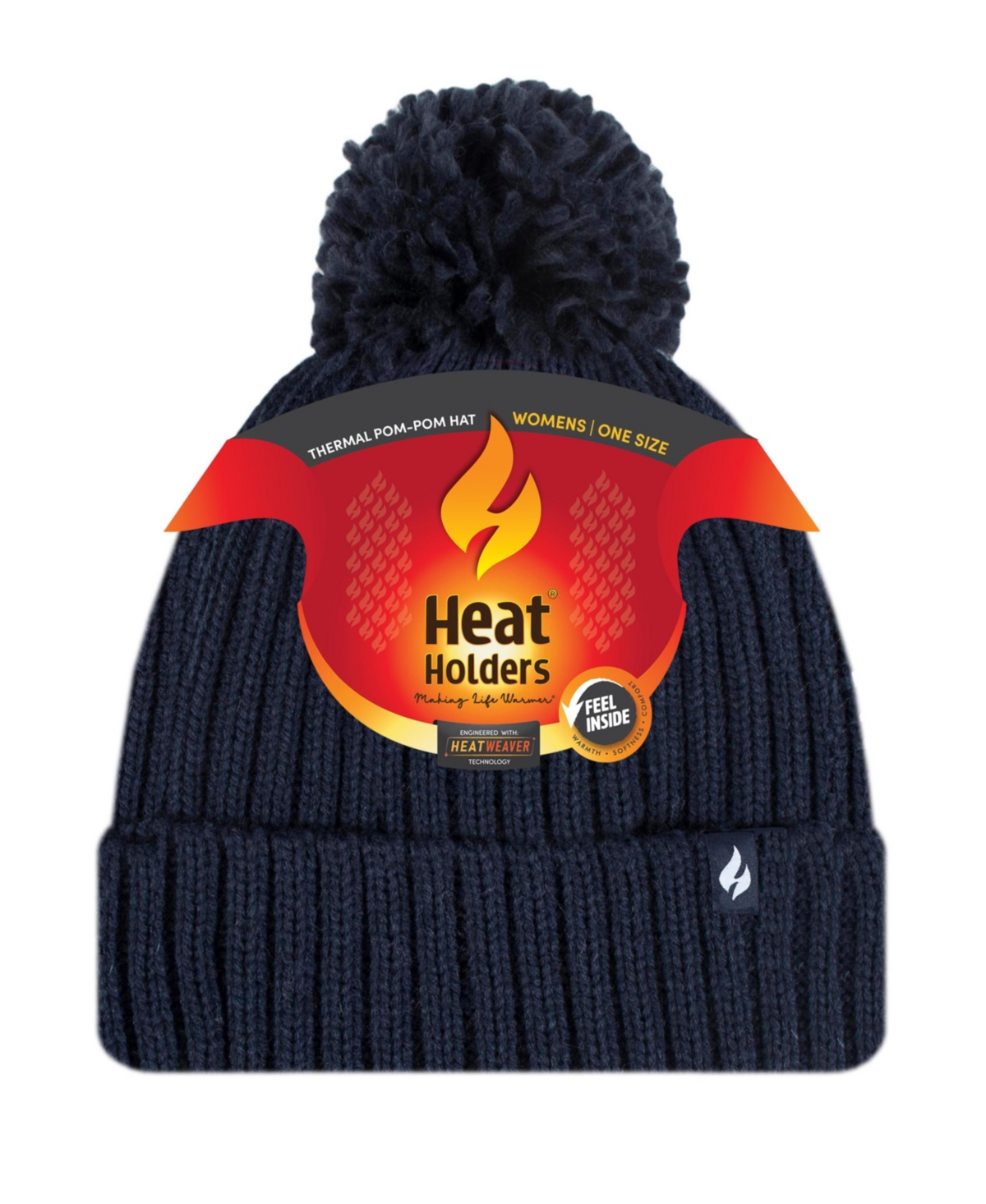 Heat Holders Arden Pom-pom Hat In Navy
