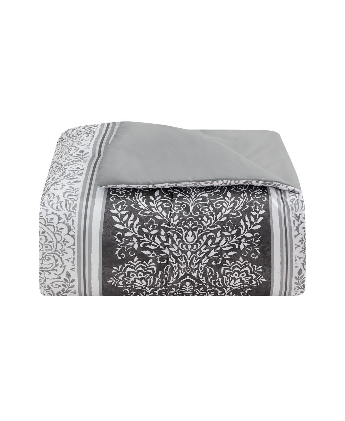 Sunham Linden Reversible 3-pc. Comforter Set, Exclusively At Macy's In Gray