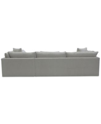 CLOSEOUT! Merten 3-Pc. Fabric Sectional Sofa, Exclusively at Macys