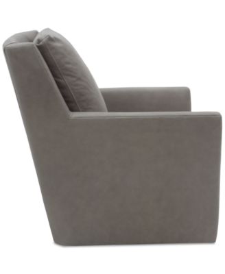 CLOSEOUT! Merten Fabric Swivel Chair, Exclusively at Macy's