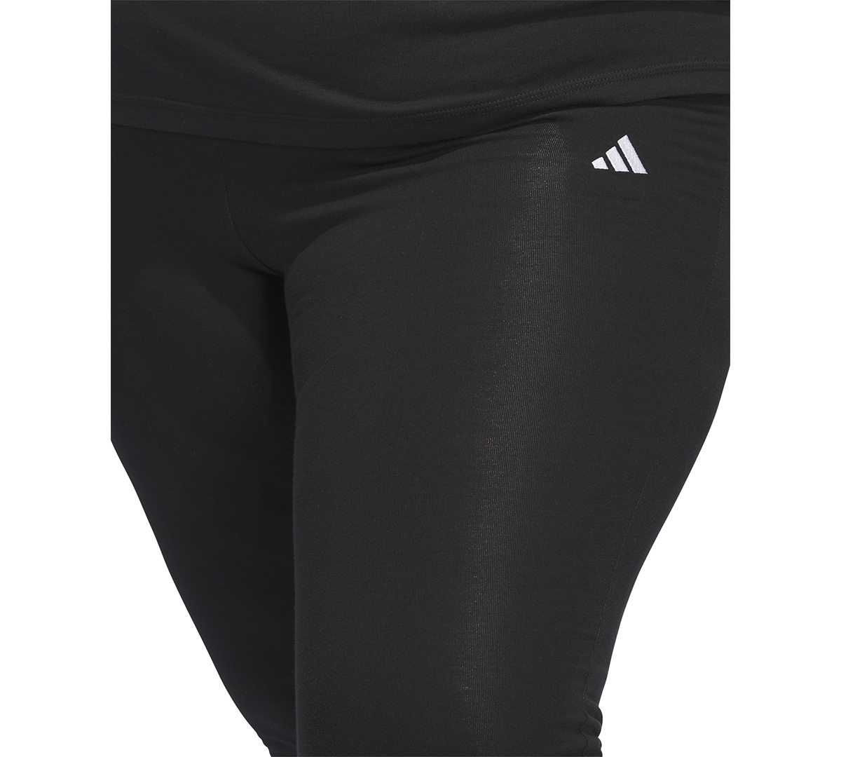 Adidas Originals Plus Size Small Logo Flare Pants In Black